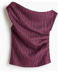 H&M - One-shouldertop Met Structuur - Lyst