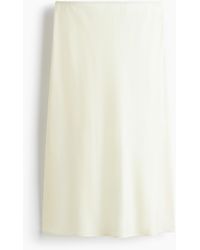 H&M - Slip-on Rok Van Viscose - Lyst