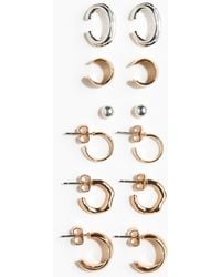 H&M - 6 pairs earrings and ear cuffs - Lyst