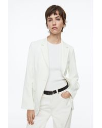 H&M Fitted Jacket - White