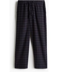 H&M - Flanellhose in Relaxed Fit - Lyst