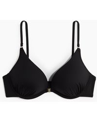 H&M - Super-Push-up Bikinitop mit tiefem Ausschnitt - Lyst