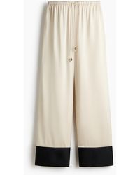 H&M - Wijde Broek Met Drawstring - Lyst