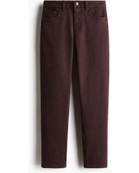 H&M - Straight Regular Waist Jeans - Lyst