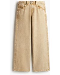 H&M - Loose Straight Jeans - Lyst