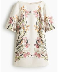 H&M - Jurk Met Print - Lyst