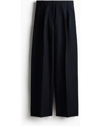 H&M - Weite Hose aus Leinenmix - Lyst