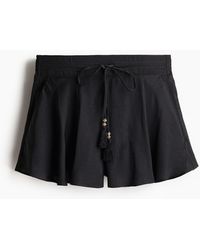 H&M - Luchtige Short Met Drawstring - Lyst