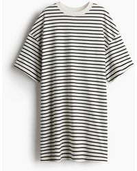 H&M - Oversized T-Shirt-Kleid - Lyst