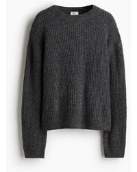 H&M - Pullover in Rippstrick - Lyst