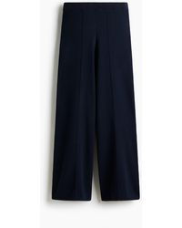 H&M - Weite Feinstrick-Hose - Lyst