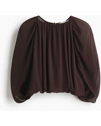 H&M - Chiffonbluse - Lyst