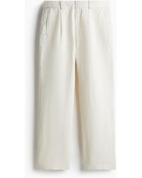 H&M - Pantalon Relaxed Fit en lin mélangé - Lyst