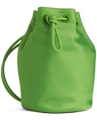 H&M Mini-Buckettasche aus Nylon - Grün