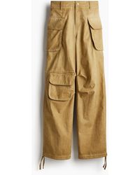 H&M - Pantalon Cargo Large - Lyst