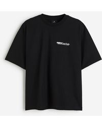 H&M - Bedrucktes T-Shirt in Oversized Fit - Lyst