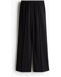 H&M - Weite Hose mit Falten - Lyst