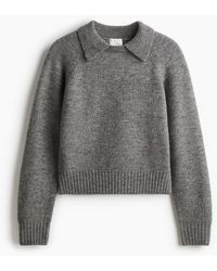 H&M - Pull avec col - Lyst