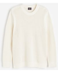 H&M - Pullover in Ajourstrick Regular Fit - Lyst