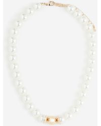 H&M - Collier avec perles fantaisie - Lyst
