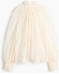 H&M - Oversized Spitzenbluse - Lyst