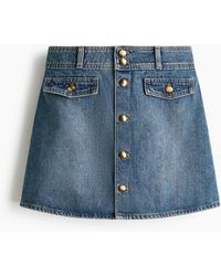 H&M - Korte Denim A-linerok - Lyst