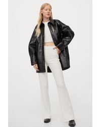 mini flare high waist h&m