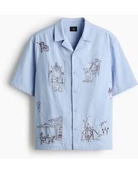 H&M - Freizeithemd aus Baumwolle in Relaxed Fit - Lyst