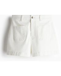 H&M - Denim Short - Lyst