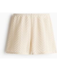 H&M - Gebreide Pull-on Short - Lyst