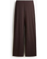 H&M - Tricot Broek Met Stras - Lyst