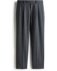 H&M - Pantalon De Costume Regular Fit En Laine Mélangée - Lyst