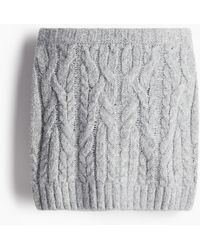 H&M - Kabelgebreide Rok - Lyst