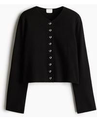 H&M - Cardigan aus engmaschigem Strick - Lyst