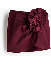 H&M - Minijupe Avec Application - Lyst