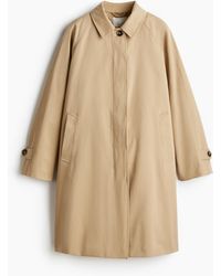 H&M - Carcoat Van Katoenen Twill - Lyst