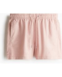 H&M - Gemusterte Badeshorts - Lyst
