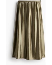 H&M - Rock mit Kordelzug - Lyst