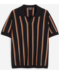 H&M - Fijngebreid Poloshirt - Lyst