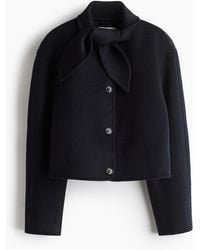 H&M - Veste faite main en laine mélangée - Lyst