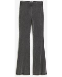 H&M - Soft Sculpt Pull-on Flare Jeans - Lyst