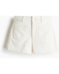 H&M - Denim Short - Lyst