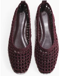 H&M - Geflochtene Ballerinas - Lyst