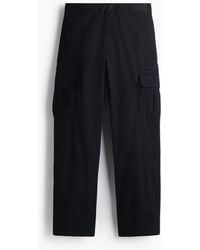 H&M - Cargohose aus Twill in Regular Fit - Lyst