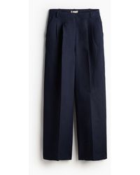 H&M - Pantalon de tailleur en lin mélangé - Lyst