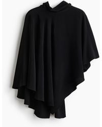 H&M - Asymmetrische Capeblouse - Lyst