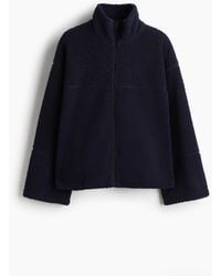 H&M - Jacke aus Teddyfleece mit Frontreissverschluss - Lyst