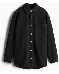 H&M - Chemise Oversize En Denim Feather Soft - Lyst