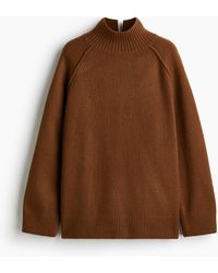H&M - Oversized Pullover mit Turtleneck - Lyst