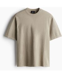 H&M - Gestricktes T-Shirt in Regular Fit - Lyst